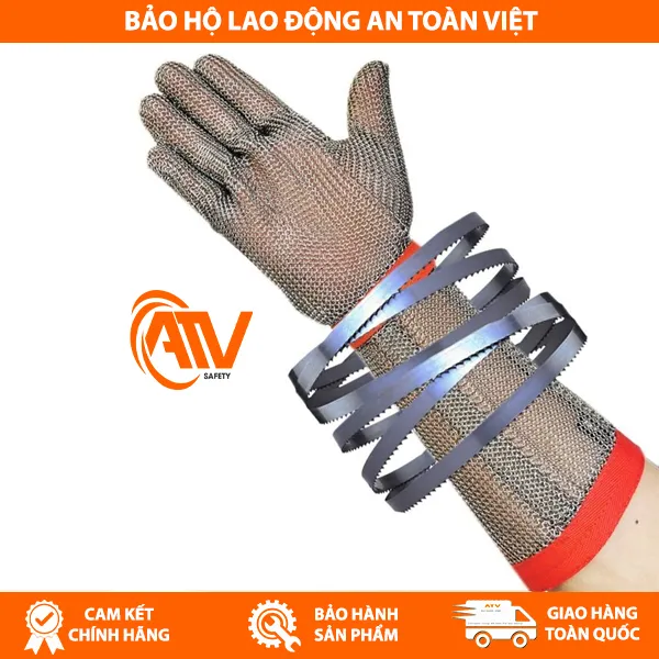 Găng Tay Chống Cắt Inox Loại Dài 37cm