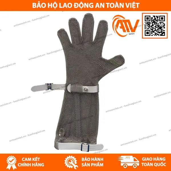 Găng Tay Chống Cắt Inox Loại Dài 30cm