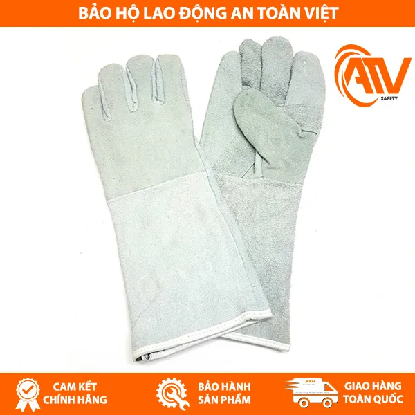Găng Tay Da Hàn Dài 1 Lớp