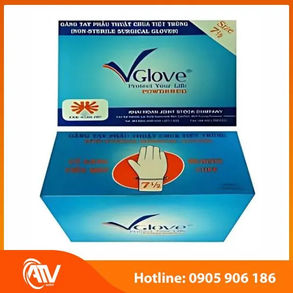 Găng Tay Phẫu Thuật Chưa Tiệt Trùng Có Bột A1 Vglove