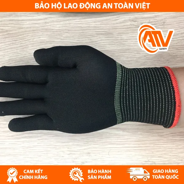 Găng Tay Sợi Màu Đen 