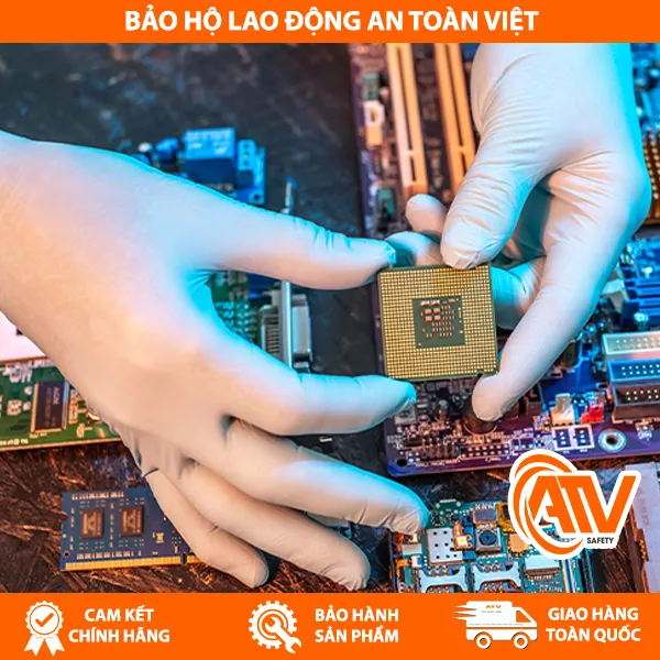Găng Tay Phòng Sạch Nitrile SSGLOVE