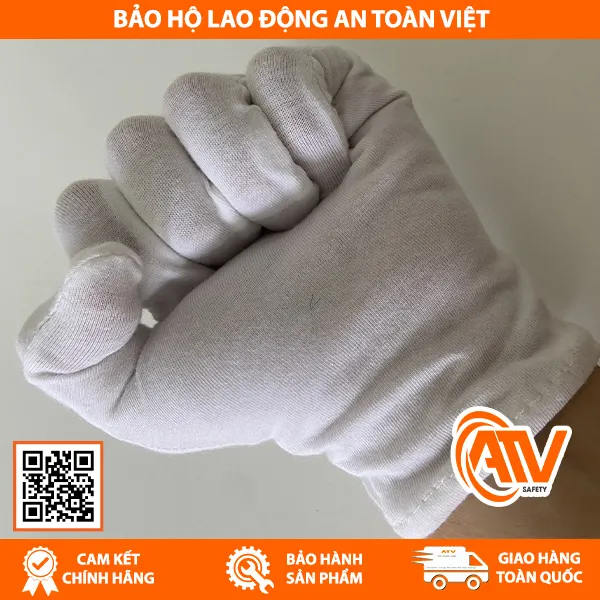 Găng Tay Vải Thun Cotton