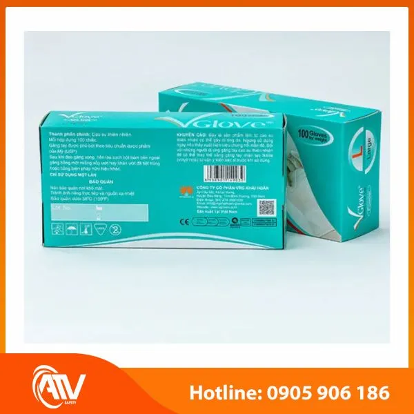 Găng Tay Y Tế Có Bột Latex Vglove 