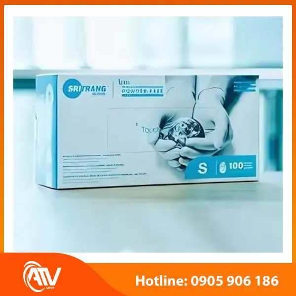 Găng Tay Y Tế Không Bột Nitrile Sritrang 4.8 Gr