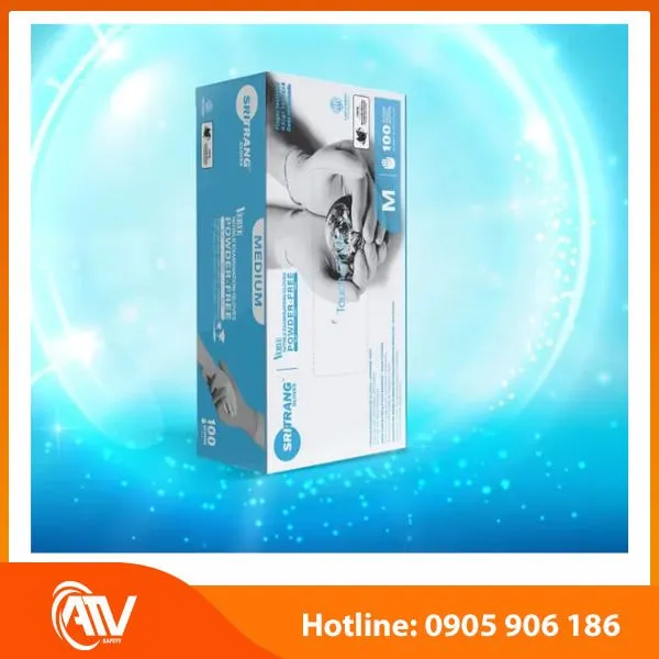 Găng Tay Y Tế Không Bột Nitrile Sritrang 4.8 Gr