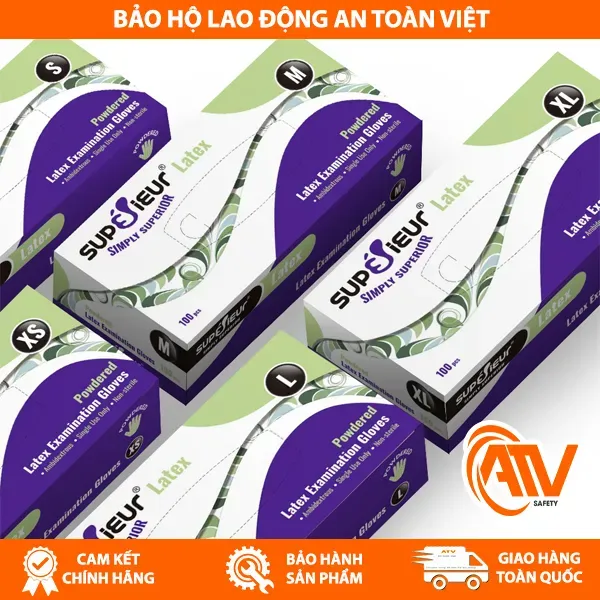 Găng Tay Y Tế Có Bột Latex Supérieur
