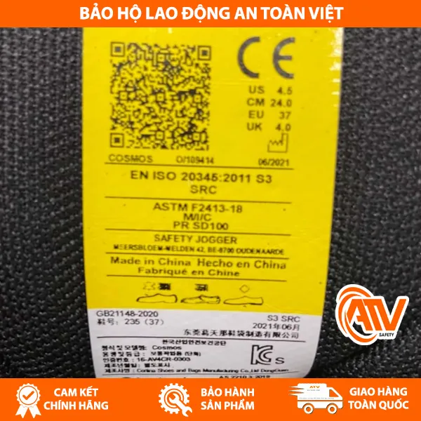 Giày Bảo Hộ Jogger Cosmos