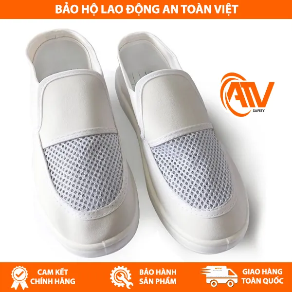 Giày Phòng Sạch Mặt Lưới Trên ESD