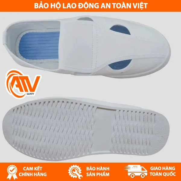Giày Phòng Sạch 4 Lỗ ESD