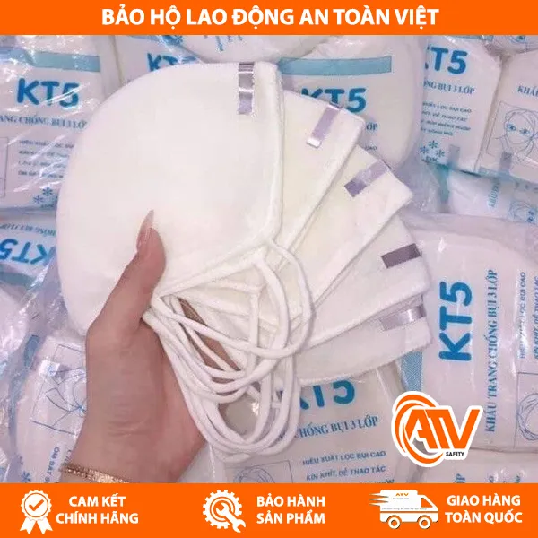 Khẩu Trang Vải KT5 Nẹp Ngoài
