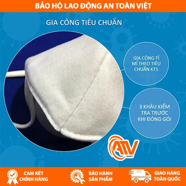 Khẩu Trang KT5 Có Nẹp Trong