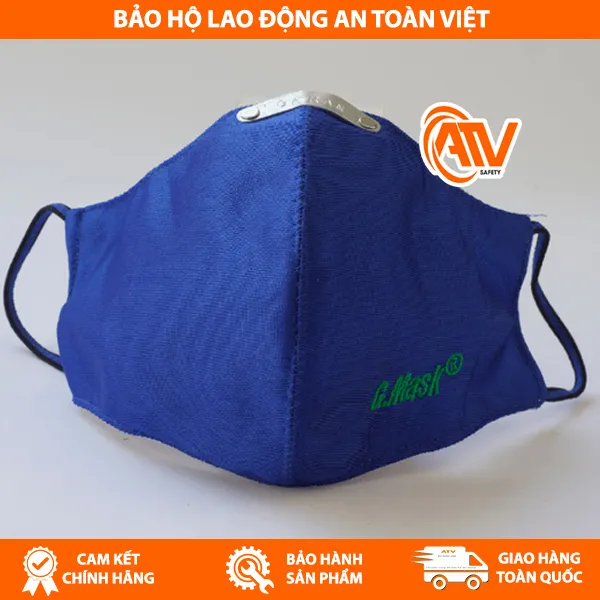 Khẩu Trang Vải Than Hoạt Tính GMask Đeo Tai