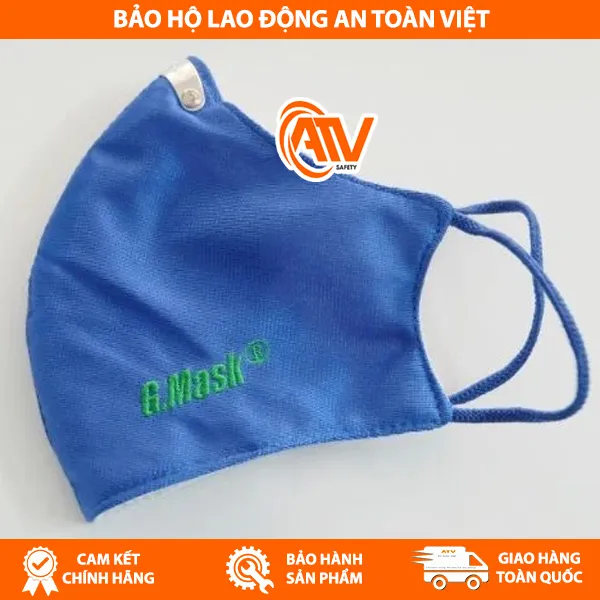 Khẩu Trang Vải Than Hoạt Tính GMask Đeo Tai