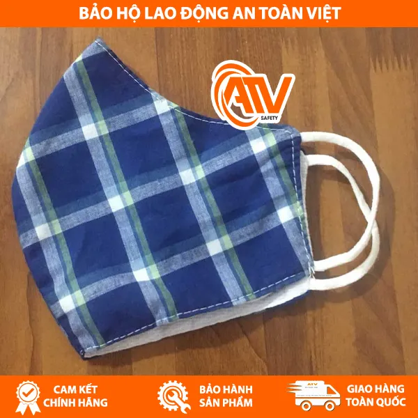 Khẩu Trang Vải Thoáng Khí 2 Lớp