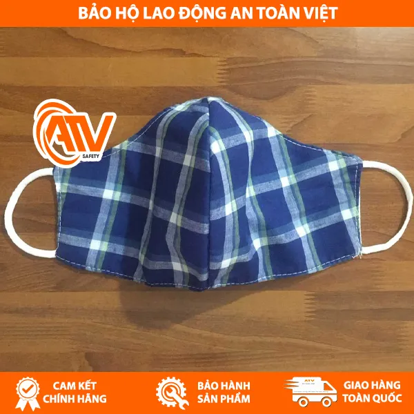Khẩu Trang Vải Thoáng Khí 2 Lớp