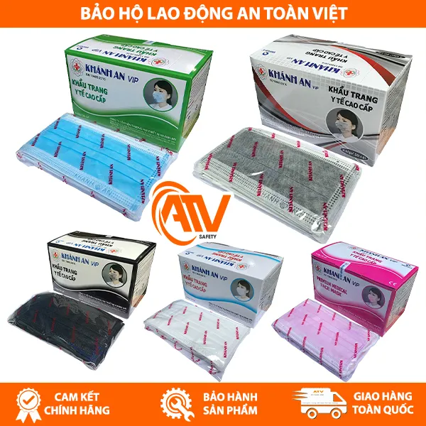 Khẩu Trang Y Tế 4 Lớp Khánh An Cao Cấp