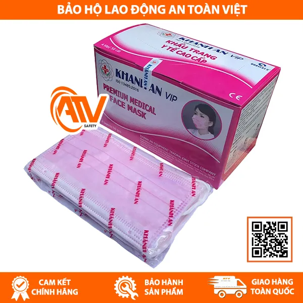 Khẩu Trang Y Tế 4 Lớp Khánh An Cao Cấp
