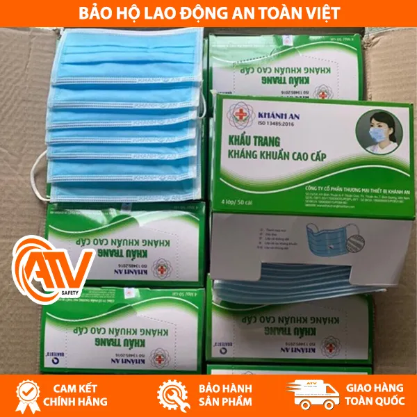 Khẩu Trang Y Tế 4 Lớp Khánh An Cao Cấp