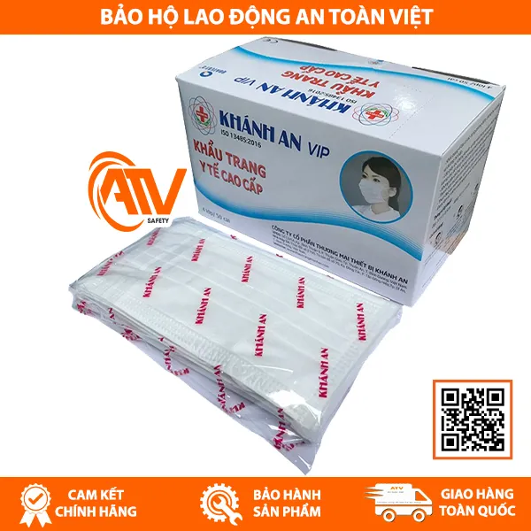 Khẩu Trang Y Tế 4 Lớp Khánh An Cao Cấp