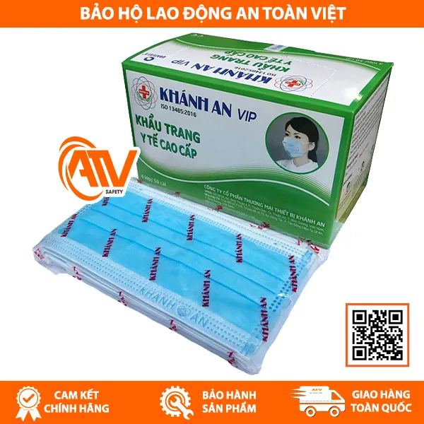 Khẩu Trang Y Tế 4 Lớp Khánh An Cao Cấp