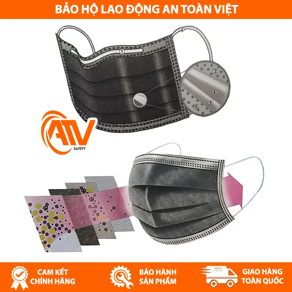 Khẩu Trang Y Tế 4 Lớp Khánh An Cao Cấp