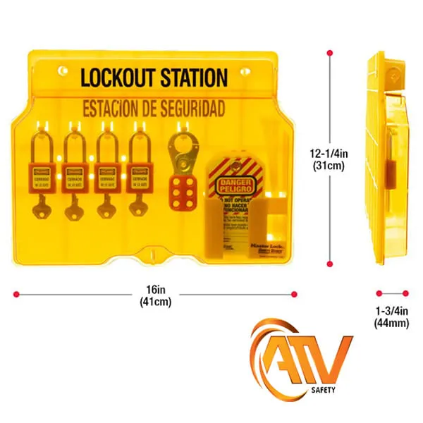 Trạm Khóa 4 Móc Master Lock 1482B 