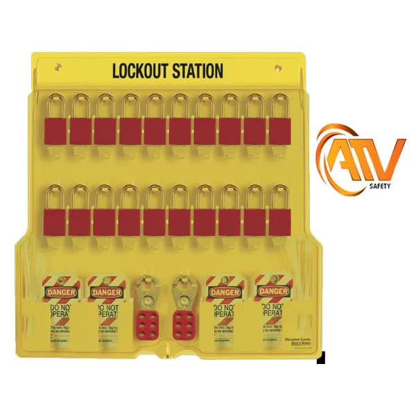 Trạm Khóa  Bằng Nhựa 20 Móc Master Lock 1484B