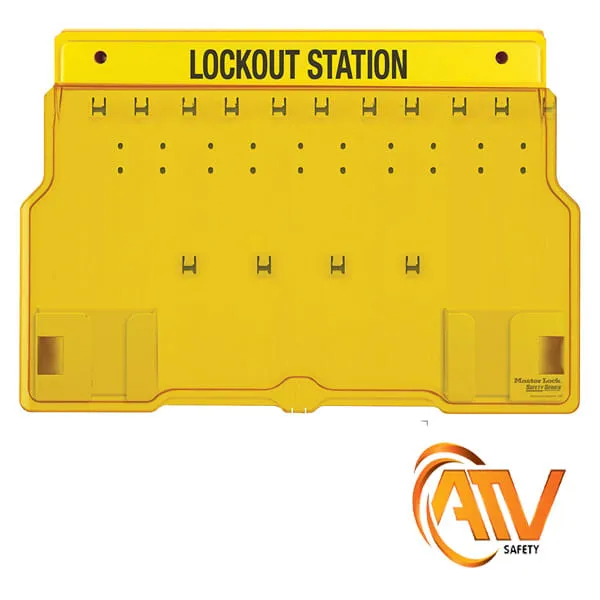 Trạm Khóa  Bằng Nhựa 10 Móc Master Lock 1483B 