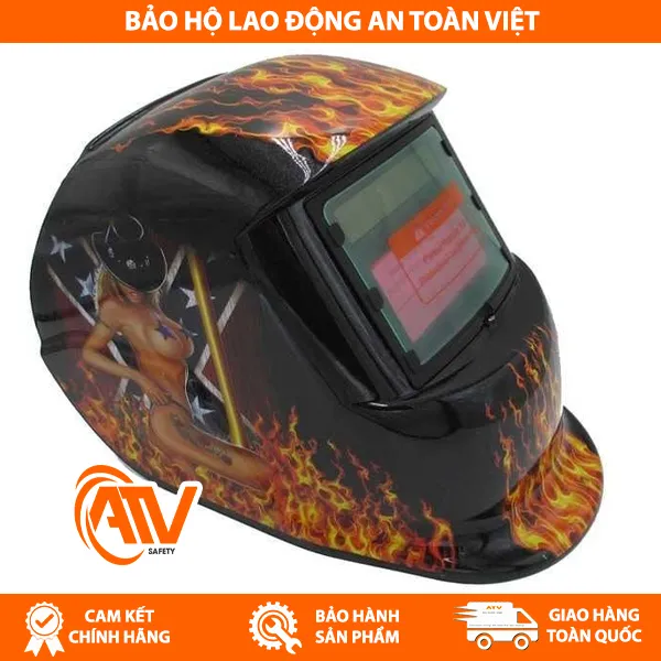 Mặt Nạ Hàn Điện Tử Có Họa Tiết