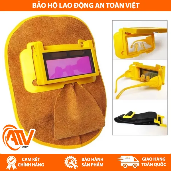 Mặt Nạ Hàn Điện Tử Da Bò 