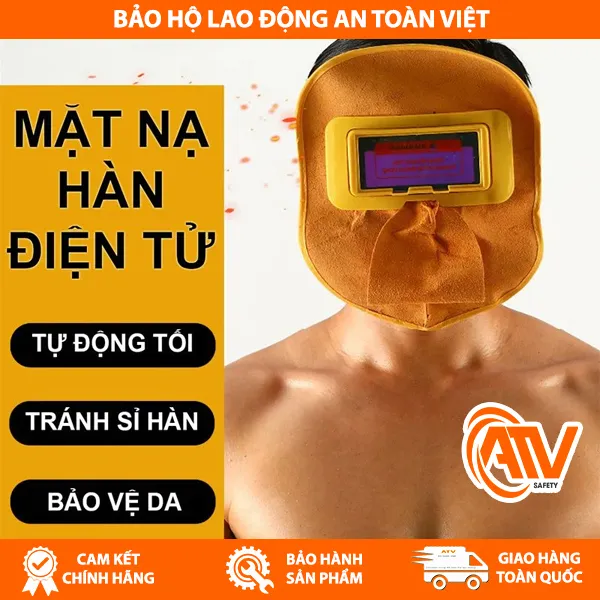 Mặt Nạ Hàn Điện Tử Da Bò 
