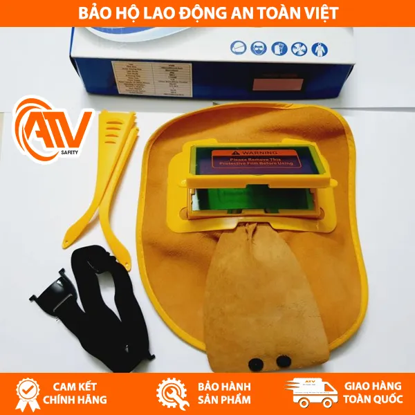Mặt Nạ Hàn Điện Tử Da Bò 