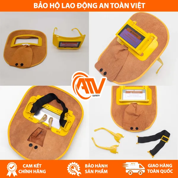 Mặt Nạ Hàn Điện Tử Da Bò 
