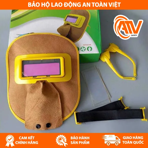 Mặt Nạ Hàn Điện Tử Da Bò 