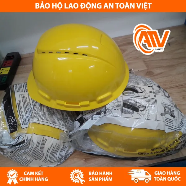 Mũ Bảo Hộ 3M H702V Có Lỗ Thoáng Khí
