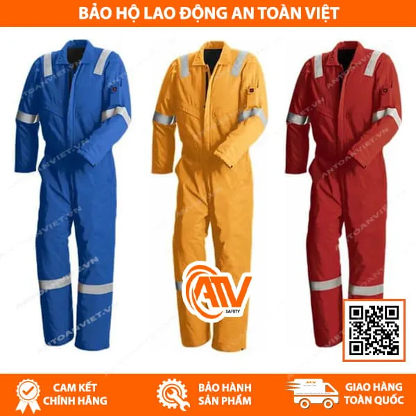 Quần Áo Bảo Hộ Liền Quần Vải Kaki Hàn Quốc