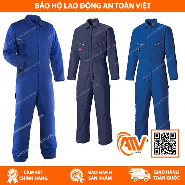 Quần Áo Bảo Hộ Liền Quần Vải Kaki Hàn Quốc