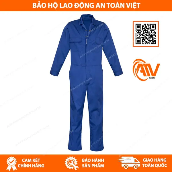 Quần Áo Bảo Hộ Liền Quần Vải Kaki Hàn Quốc