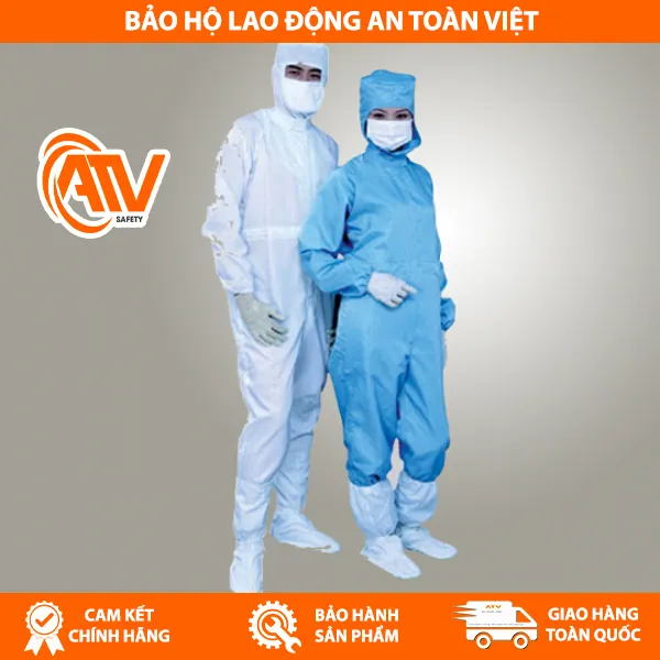 Quần Áo Phòng Sạch Chống Tĩnh Điện 