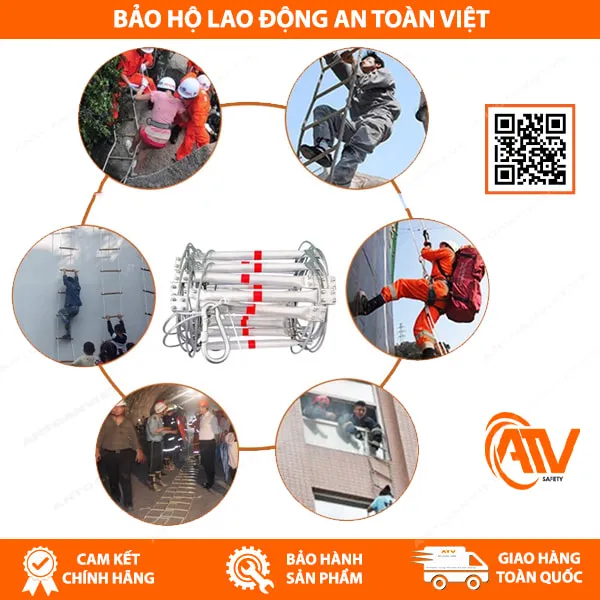Thang dây thoát hiểm 100k/ mét