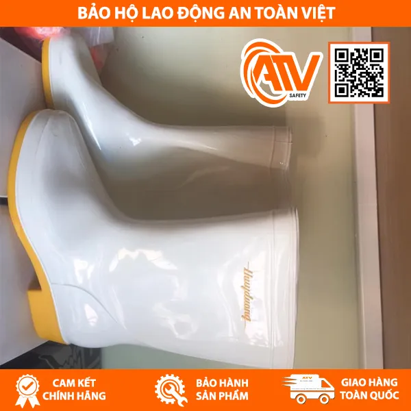Ủng Bảo Hộ Thùy Dương Trắng - Vàng 287