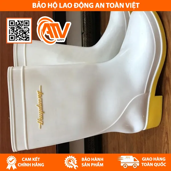 Ủng Bảo Hộ Thùy Dương Trắng - Vàng 287