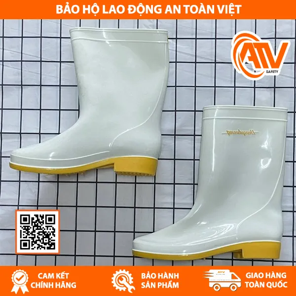 Ủng Bảo Hộ Thùy Dương Trắng - Vàng 287