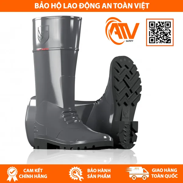 Ủng Bảo Hộ Thùy Dương Xám - Đen 228