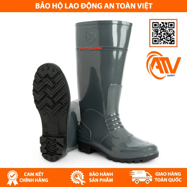 Ủng Bảo Hộ Thùy Dương Xám - Đen 228