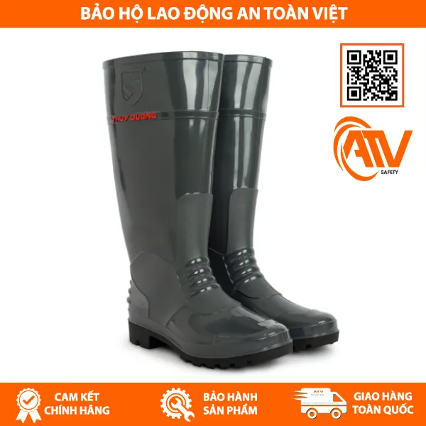 Ủng Bảo Hộ Thùy Dương Xám - Đen 228