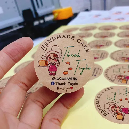 In decal tem nhãn giá rẻ, chất lượng cao, giá cạnh tranh trên thị trường