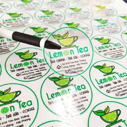 In decal tem nhãn giá rẻ, chất lượng cao, giá cạnh tranh trên thị trường
