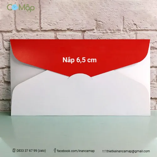 Bìa thư - 22 X 12 - F180 - NẮP GÀI 6.5